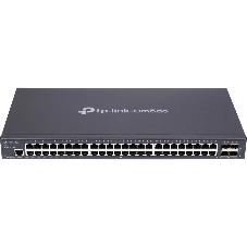Коммутатор TP-Link TL-SG3452X, 48×1 Гбит/с + 4×10 Гбит/с SFP+ Uplink, управляемый