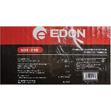 Триммер электрический Edon UGT-21D аккум. 21Вт неразбор.штан. реж.эл.:леска/нож/диск