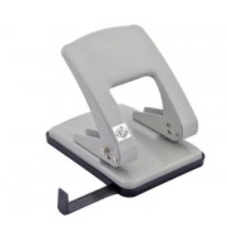 Дырокол Kw-Trio Stylish Heavy Duty 976L/GR, до 40 листов, металл серый, отверстий: 2, с линейкой
