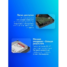 Жесткий диск HDD WD Red Plus 4Tb 5400rpm SATA 256Mb 3.5