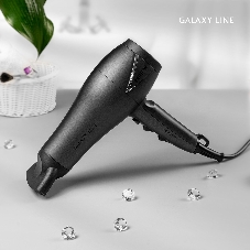 Фен Galaxy Line GL 4341 черный, 2400 Вт