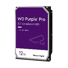 Жесткий диск Western Digital Original SATA-III 12Tb WD121PURP Video Purple Pro (7200rpm) 256Mb 3.5