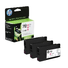 Картридж струйный HP 712 3ED78A пурпурный x3упак. (29мл) для HP DJ Т230/630