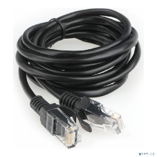 Патч-корд CCA light UTP Гарнизон PC-UTP-5e-2-BK cat.5e, 2м, литой, многожильный черный