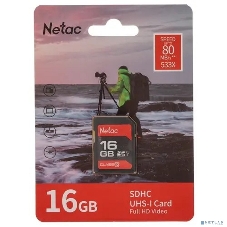 Флеш карта SDHC 16Gb Netac P600 NT02P600STN-016G-R