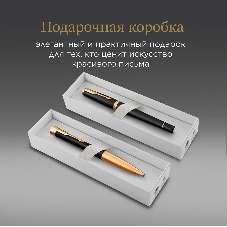 Набор ручек Parker Urban Core FK200 (CW2093381) Muted черный GT сталь нержавеющая, подарочная коробка ручка перьевая, ручка шариковая