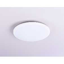 Потолочный светодиодный светильник Ambrella light FZ1230 WH белый IP44 22W 6400К D260*55 (Без ПДУ)