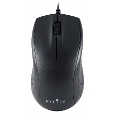 Мышь проводная Oklick 185M черный, 1200 dpi, USB, кнопки - 3