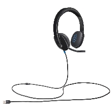 Гарнитура Logitech USB Headset H540 чёрный, проводная, USB