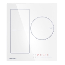 Индукционная варочная панель Maunfeld CVI453SBWH Inverter, конфорок: 3 шт., стеклокерамика, независимая, белый