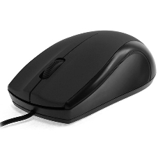 Мышь проводная Crown CMM-128 черный, 1000 dpi, USB, кнопки - 2