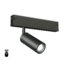 Управляемый светодиодный светильник для шинопровода Magnetic Ambrella light GL1202 BK черный IP20 7W 3000K-6400K 220V 36° D35*80 (Без ПДУ)