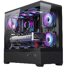 Корпус Bloody CC-128-BK, Midi-Tower, чёрный