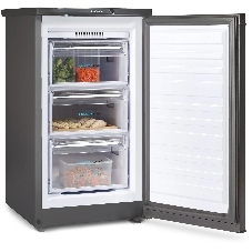 Морозильная камера Бирюса W412 графит, 80л, 3 ящика