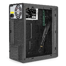 Корпус ExeGate BAA-503-AAA400, Mini-Tower, чёрный, 1 x 80/90 мм, БП 400 Вт