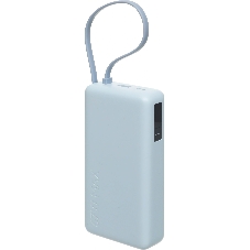 Портативный аккумулятор со встроенным кабелем Xiaomi 67W Power Bank 20000 (Integrated Cable) Ice Blue (BHR08O8GL)