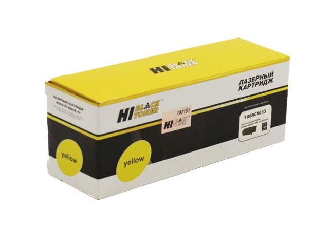 Расходные материалы Hi-Black 106R01633 Принт-картридж для Xerox Phaser 6000/6010/WC6015 (Hi-Black) 106R01633 Y 1K      