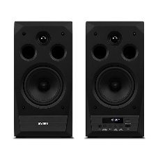 Акустическая система 2.0 SVEN MC-20, черный, мощность 2x45Вт (RMS), FM-тюнер, USB/microSD, дисплей, пульт ДУ, Bluetooth, Optical SVEN MC-20, черный, акустическая система 2.0, мощность 2x45Вт (RMS), FM-тюнер, USB/microSD, дисплей, пульт ДУ, Bluetooth, Optical