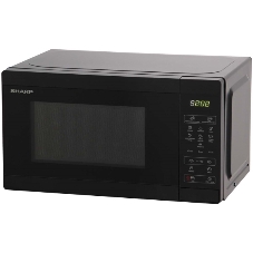 Микроволновая печь Sharp R-2800RK черный, 20 л, 800 Вт, переключатели - сенсор
