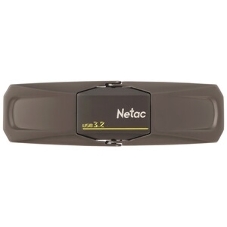 Флешка USB Netac US5 (NT03US5C-128G-32TA), 128Gb, USB 3.2/TypeC, 550/500, черный