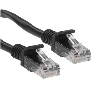 Патч-корд медный UTP Cablexpert PP10-0.5M/BK cat.5e, 0.5м, литой, многожильный, черный