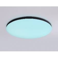Умный светодиодный светильник FZ2004 BK черный IP54 20W 3000K-6500K+RGB Wi-Fi Алиса/Tuya/Smart Home/Alexa D300*55 (ПДУ ИК)