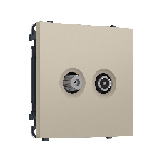 Комплект механизма розетки TV оконечной + SAT SIGMA Кашемир 5-862MHz 3.5dB/950-2150MHz 3.8dB QUANT PRO (SP3533, PR217) Комплект механизма розетки TV оконечной + SAT SIGMA Кашемир 5-862MHz 3.5dB/950-2150MHz 3.8dB QUANT PRO (SP3533, PR217)
