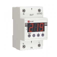 Реле напряжения с дисплеем MRV 63А PROxima EKF MRV-63A