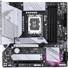 Материнская плата Gigabyte B760M AORUS ELITE WIFI6E GEN5, LGA1700, Intel B760, 4xDDR5, 4xSATA, 2xM.2 PCIe 4.0, 1xPCIe 5.0 x16, 1xPCIe 4.0 x4, 1xHDMI, 1xDisplayPort, 1x 2.5Gb LAN, 1xUSB 3.2 Gen2x2 Type-C, 1xUSB 3.2 Gen2 Type-A, 3xUSB 3.2 Gen1, 4xUSB 2.0, 2x3.5 мм, 7.1, microATX