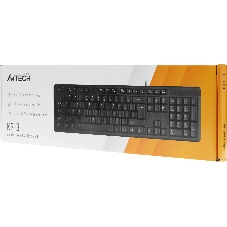 Клавиатура проводная A4Tech KR-3, USB, черный