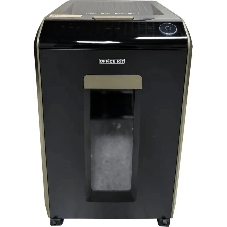 Шредер Office Kit SA200M 1,9х10 черный/серый с автоподачей (секр.P-5) фрагменты 220лист. 40лтр. скобы пл.карты