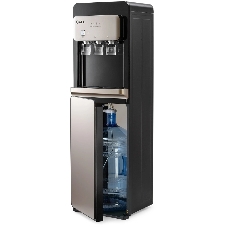 Кулер для воды AEL LD-AEL-806a, нижняя загрузка, нагрев 95 °С, охлаждение 10 °С, черный/золотистый
