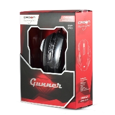 Мышь проводная Crown Gaming CMXG-601 черный, 1800 dpi, USB, кнопки - 7