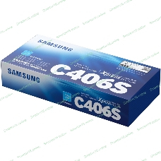 Картридж лазерный SAMSUNG CLT-C406S/ ST986A голубой для Samsung CLP-360/365/CLX-3300/3305 (1000стр.)