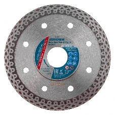 Диск алмазный Gross ф115х22,2мм, тонкий, сплошной (Jaguar), мокрое резание
