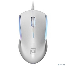 Мышь проводная Oklick 245M белый, 1000 dpi, USB, кнопки - 3