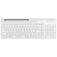 Клавиатура беспроводная A4Tech Fstyler FBK25, USB, Bluetooth/Радиоканал, белый/серый