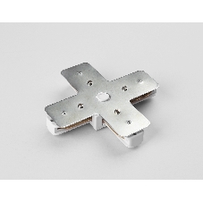 GL7171 WH белый коннектор Х-образный для однофазного шинопровода Standard 220V NEW 105*105*20