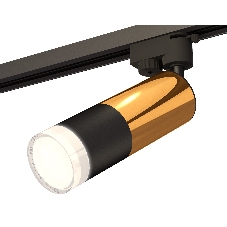 Светильник Ambrella light XT6302072 SBK/PYG/FR черный песок/золото желтое полированное/белый матовый MR16 GU5.3