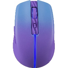 Мышь беспроводная Defender Mystery MM-301 фиолетовый, 1600 dpi, радиоканал, Bluetooth, USB, кнопки - 6