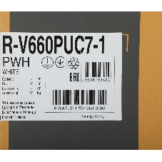 Холодильник Hitachi R-V660PUC7-1 PWH белый двухкамерный инвертер 405/145л морозилка сверху