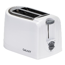 Тостер Galaxy GL 2906 белый, 850 Вт, 2 слота