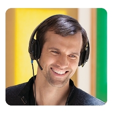 Гарнитура Logitech USB Headset H540 чёрный, проводная, USB