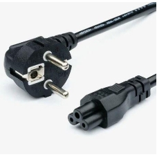 Кабель питания GoPower евровилка CEE 7/7-IEC 320 C5 1.8м ПВХ 0.75мм черный (1/10/160)