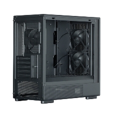 Компьютерный корпус Zalman P10 NAMU, MATX, черный, WINDOW, FRONT COVER WALNUT, 2x3.5