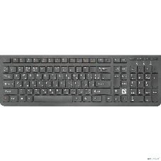 Клавиатура беспроводная Defender ULTRAMATE SM-535 RU USB, радиоканал, черный