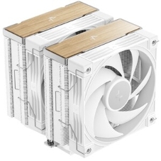 Кулер для процессора DEEPCOOL AK620 G2 WH LGA1851/1700/1200/115X/AM5/AM4 (8шт/кор, TDP 260W, PWM, DUAL Fan 120мм, 6 тепл. трубок, Copper Base, Wood-grain top cover, белый) RET (R-AK620G2-WHNNMN-GJD)