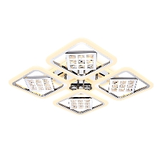 Светильник Ambrella light FA288/4 CH хром 116W 750*750*80 (ПДУ РАДИО 2.4G)