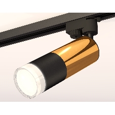 Светильник Ambrella light XT6302072 SBK/PYG/FR черный песок/золото желтое полированное/белый матовый MR16 GU5.3