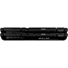 Оперативная память Kingston Fury Beast, DDR5, 32Gb (2x16Gb), 6400MHz, CL32, DIMM, с радиатором, черный